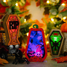 Load image into Gallery viewer, Halloween Decoration Wooden Hanging Ornaments with Light
