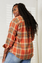 Load image into Gallery viewer, Double Take Plaid Dropped Shoulder Shirt
