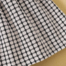 Load image into Gallery viewer, Plaid Bow Detail Round Neck Dress
