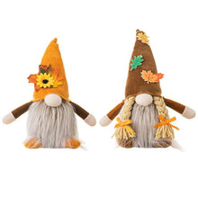 Load image into Gallery viewer, Thanksgiving Harvest Floral Luminous Gnome Ornament
