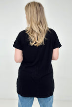 Load image into Gallery viewer, Zenana "Simply Spring" Ribbed V-Neck High-Low Hem Top with Side Slits
