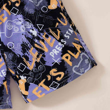 Load image into Gallery viewer, Kids DADDY'S COOL BUDDY Graphic Tee and Printed Shorts Set
