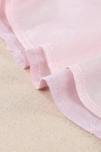 Load image into Gallery viewer, Floral Textured Ruffled Half Sleeve Babydoll Top
