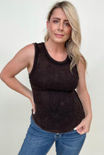 Load image into Gallery viewer, Zenana Ribbed Tank Top with Exposed Seam

