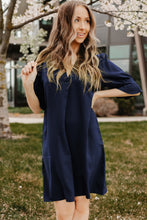 Load image into Gallery viewer, Ruffled Sleeve Shift Dress
