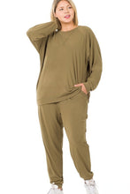 Load image into Gallery viewer, Zenana Raglan Sleeve Pullover &amp; Jogger Pants Set
