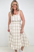 Load image into Gallery viewer, Gilli Gingham Print Midi Dress
