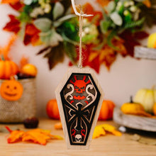 Load image into Gallery viewer, Halloween Decoration Wooden Hanging Ornaments with Light
