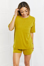 Load image into Gallery viewer, Zenana In The Moment Full Size Lounge Set in Olive Mustard
