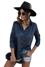 Load image into Gallery viewer, Turn-Down Collar Embossed Button Shirt

