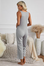 Load image into Gallery viewer, Pocketed Thermal Sleeveless Jumpsuit
