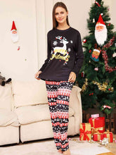Load image into Gallery viewer, Full Size MERRY CHRISTMAS Graphic Top and Pants Set
