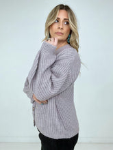Load image into Gallery viewer, Zenana "Perfectly Poised" Solid Balloon Sleeve Button Front Cardigan
