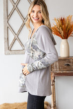 Load image into Gallery viewer, Hopely Long Sleeve Hoodie with Contrasted Detailing

