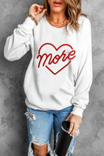 Load image into Gallery viewer, Letter Graphic Drop Shoulder Sweatshirt
