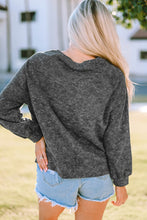 Load image into Gallery viewer, Mineral Washed COW'S FIRST RODEO Round Neck Raglan Sleeve Sweatshirt
