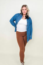 Load image into Gallery viewer, Long Sleeve Denim Shacket
