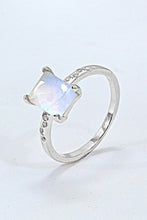 Load image into Gallery viewer, Square Moonstone Ring
