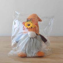 Load image into Gallery viewer, Thanksgiving Harvest Floral Luminous Gnome Ornament
