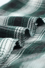 Load image into Gallery viewer, Green Buttons Pocketed Plaid Shacket
