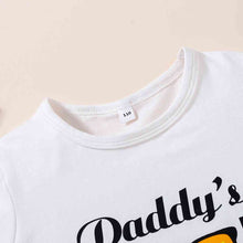 Load image into Gallery viewer, Kids DADDY'S COOL BUDDY Graphic Tee and Printed Shorts Set
