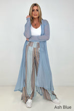 Load image into Gallery viewer, Zenana "Eden" Mesh Long Sleeve Duster Kimono

