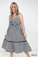 Load image into Gallery viewer, White Birch Sleeveless Plaid Woven Dress
