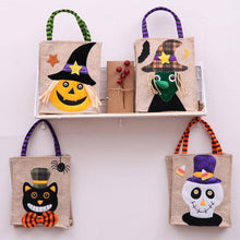 Load image into Gallery viewer, Halloween Decoration Kids Party Dress Up Linen Goodie Bags
