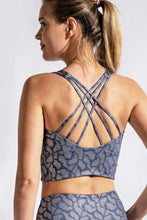 Load image into Gallery viewer, Rae Mode Full Size Printed Crisscross Back Sports Bra
