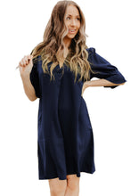 Load image into Gallery viewer, Ruffled Sleeve Shift Dress
