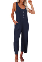 Load image into Gallery viewer, Pocketed Thermal Sleeveless Jumpsuit
