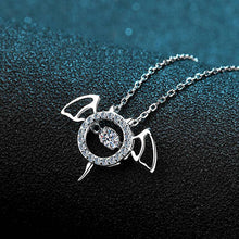 Load image into Gallery viewer, Cut Out Devil-Shaped Moissanite Pendant Necklace
