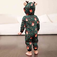 Load image into Gallery viewer, Printed Hooded Long Sleeve Jumpsuit
