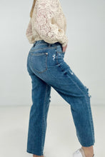 Load image into Gallery viewer, Judy Blue "Claire" High Waist Distressed Crop Wide Leg

