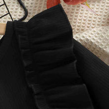 Load image into Gallery viewer, Halloween Theme Bow Front Round Neck Dress
