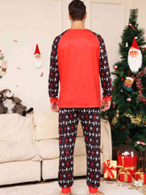 Load image into Gallery viewer, Full Size Reindeer Graphic Top and Pants Set
