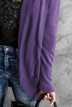 Load image into Gallery viewer, Double Take Long Sleeve Ribbed Hem Open Front Longline Cardigan
