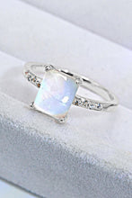 Load image into Gallery viewer, Square Moonstone Ring
