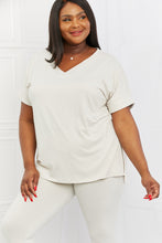 Load image into Gallery viewer, Zenana Self Love Full Size Brushed DTY Microfiber Lounge Set in Bone
