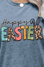 Load image into Gallery viewer, HAPPY EASTER Graphic Round Neck Tee Shirt
