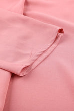 Load image into Gallery viewer, V Neck 3/4 Sleeve High Low Hem Shirt
