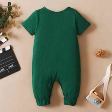 Load image into Gallery viewer, HELLO HAPPY Graphic Short Sleeve Jumpsuit

