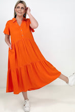 Load image into Gallery viewer, Easel Button Down Shirt Dress
