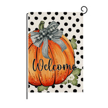 Load image into Gallery viewer, Fall Harvest Theme Printed Garden Flag
