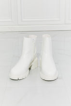 Load image into Gallery viewer, MMShoes What It Takes Lug Sole Chelsea Boots in White
