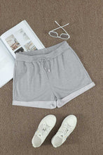 Load image into Gallery viewer, Drawstring Waist Cuffed Shorts
