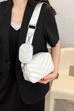 Load image into Gallery viewer, PU Leather Shoulder Bag with Small Purse
