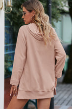 Load image into Gallery viewer, Side Slit Raglan Sleeve Hoodie
