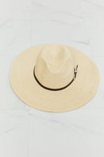 Load image into Gallery viewer, Fame Boho Summer Straw Fedora Hat
