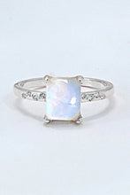 Load image into Gallery viewer, Square Moonstone Ring
